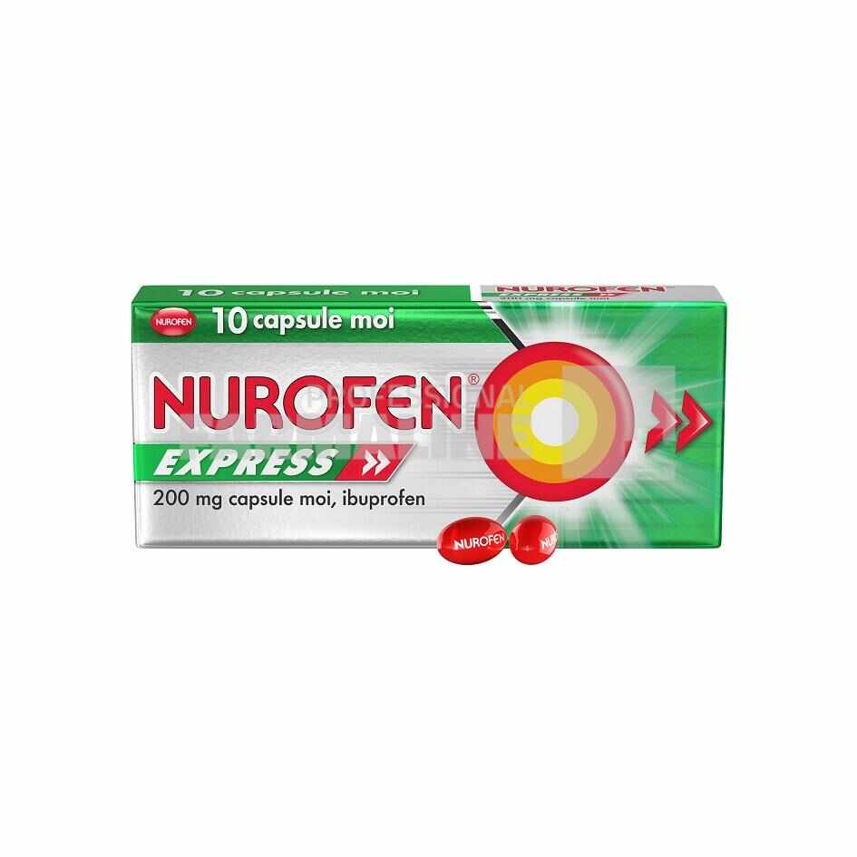 Nurofen Express 200 mg 10 capsule moi