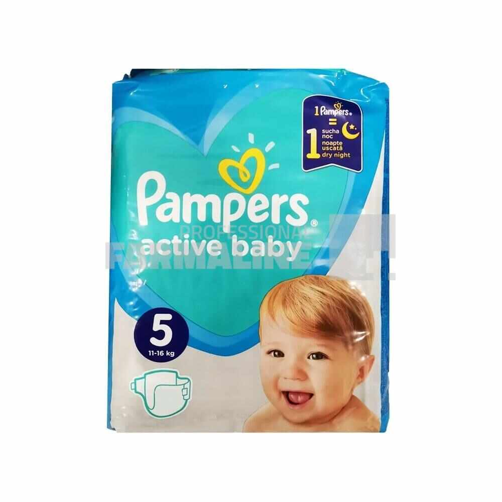 Pampers Active Baby Scutece pentru copii nr. 5 11-16kg 21 bucati
