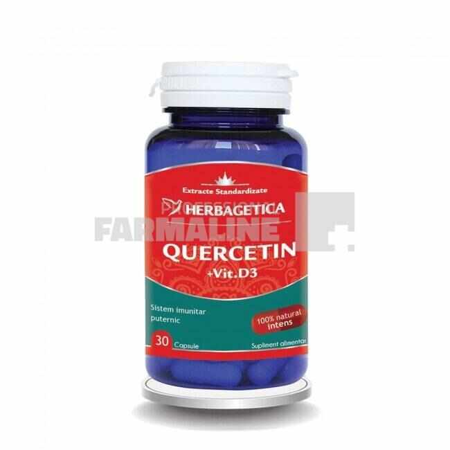 Quercetin + Vitamina D3 30 capsule