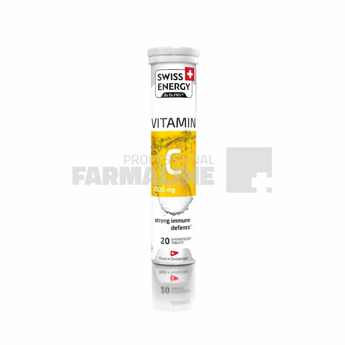 Swiss Energy Vitamina C 1000 mg 20 tablete efervescente