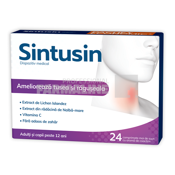 Zdrovit Sintusin 24 comprimate de supt