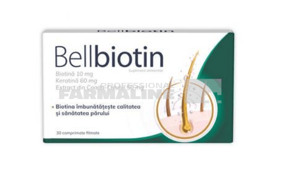 Bellbiotin 30 comprimate filmate