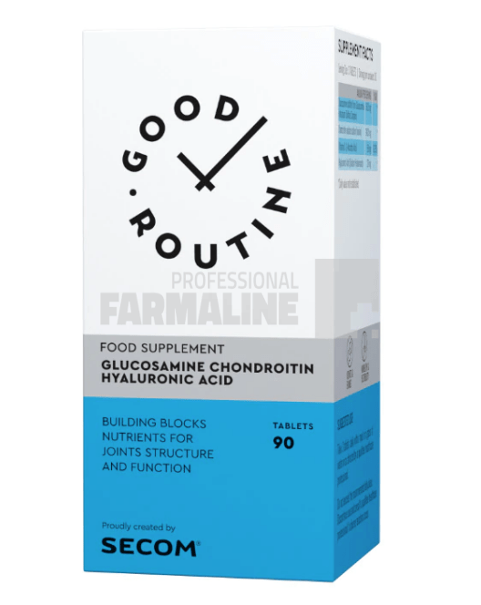 Glucosamine Chondroitin Hyaluronic Acid - Good Routine 90 comprimate