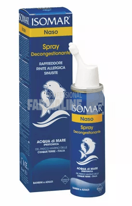 Isomar Spray nazal decongestionat cu apa de mare hipertonica 50 ml