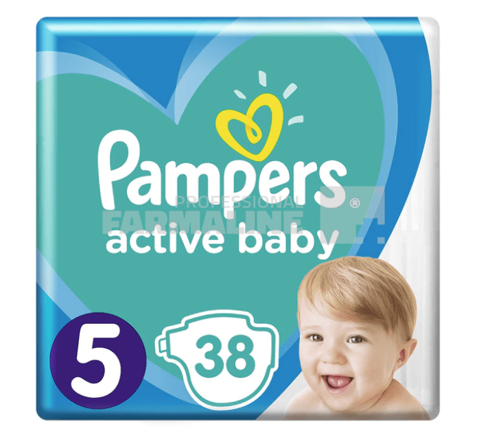 Pampers Nr.5 (11-16 kg) Active Baby 38 bucati