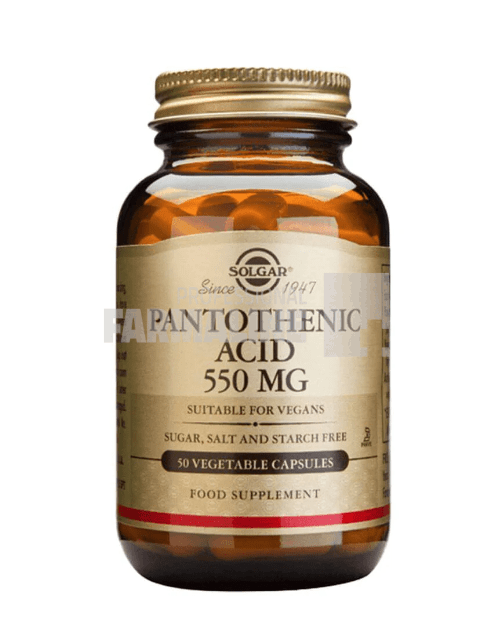 Pantothenic Acid 550 mg Vitamina B5 50 capsule