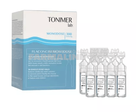 Tonimer Lab apa de mare solutie isotonica sterila 5 ml 30 flacoane