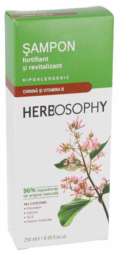 Herbosophy, Sampon cu extract de Chinina, 250ml
