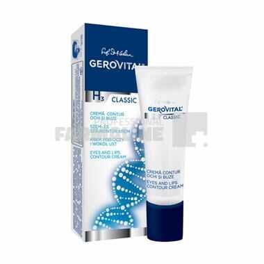 Gerovital H3 Classic Crema contur ochi si buze 15 ml