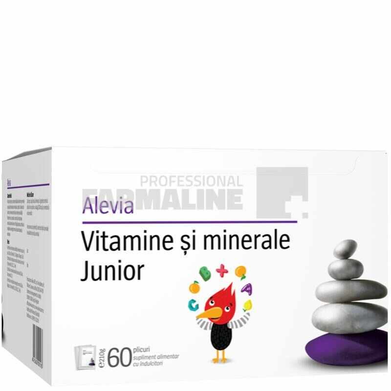 Alevia Junior Vitamine si minerale 60 plicuri