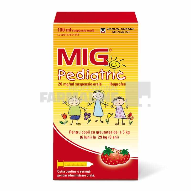 Mig pediatric Suspensie orala 20 mg/ml 100 ml