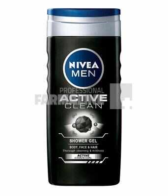 Nivea 84045 Men Active Clean Gel de dus 250 ml