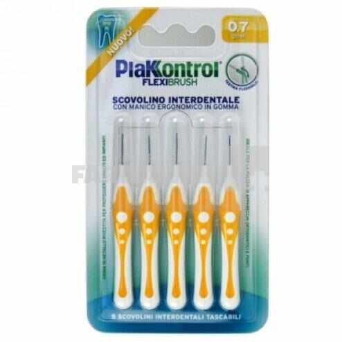 PlaKKontrol Flexi Brush Set Periute interdentare 0,7 mm 5 bucati