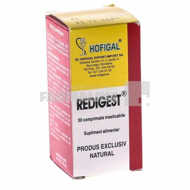 Redigest 30 comprimate masticabile