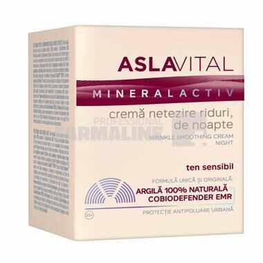Aslavital Mineralactiv Cremă netezire riduri de noapte 50 ml 