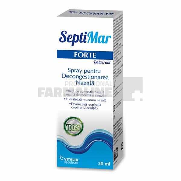 SeptiMar Forte Spray pentru decongestionarea nazala 3+ ani 30 ml 