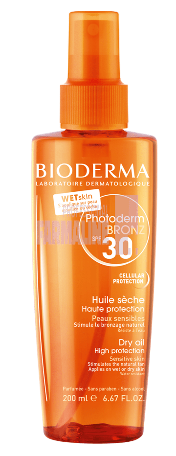 Bioderma Photoderm Bronz Ulei SPF30+ 200 ml