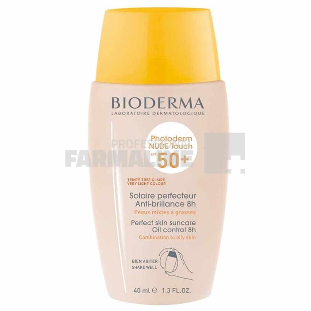 Bioderma Photoderm Cover Touch Fluid SPF50+ nuanta deschisa 40 ml