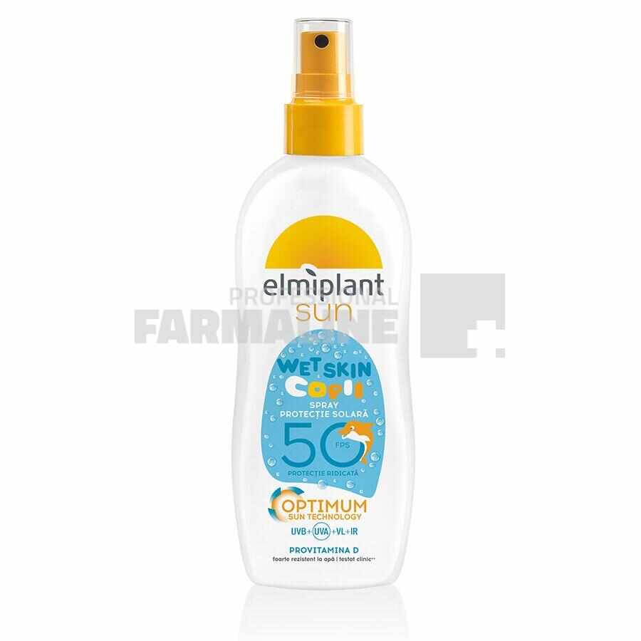 Elmiplant Sun Spray protectie solara SPF50 Wet Skin 150 ml