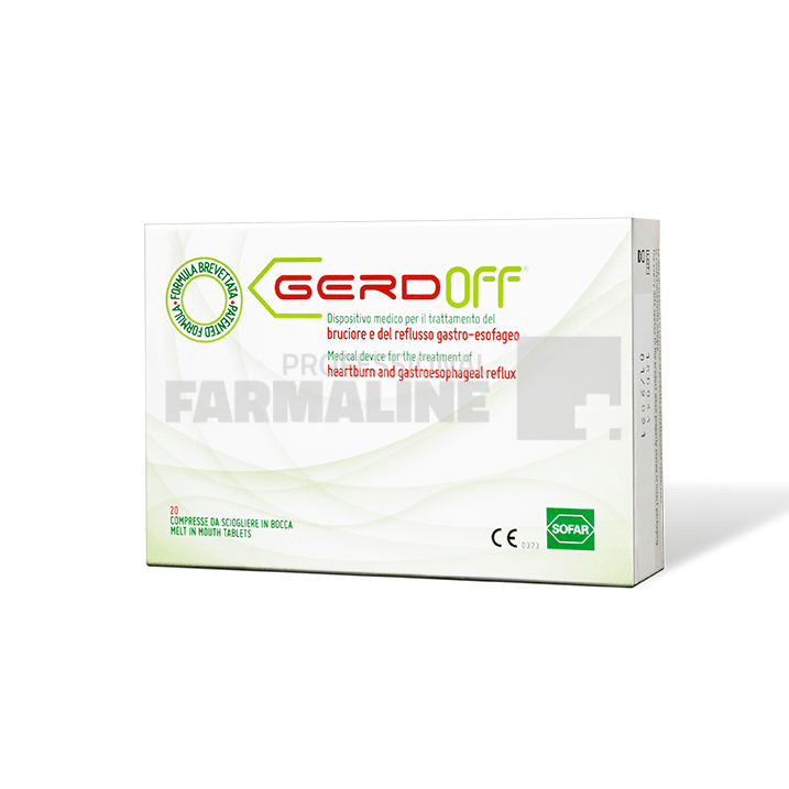 Gerdoff 20 comprimate masticabile 