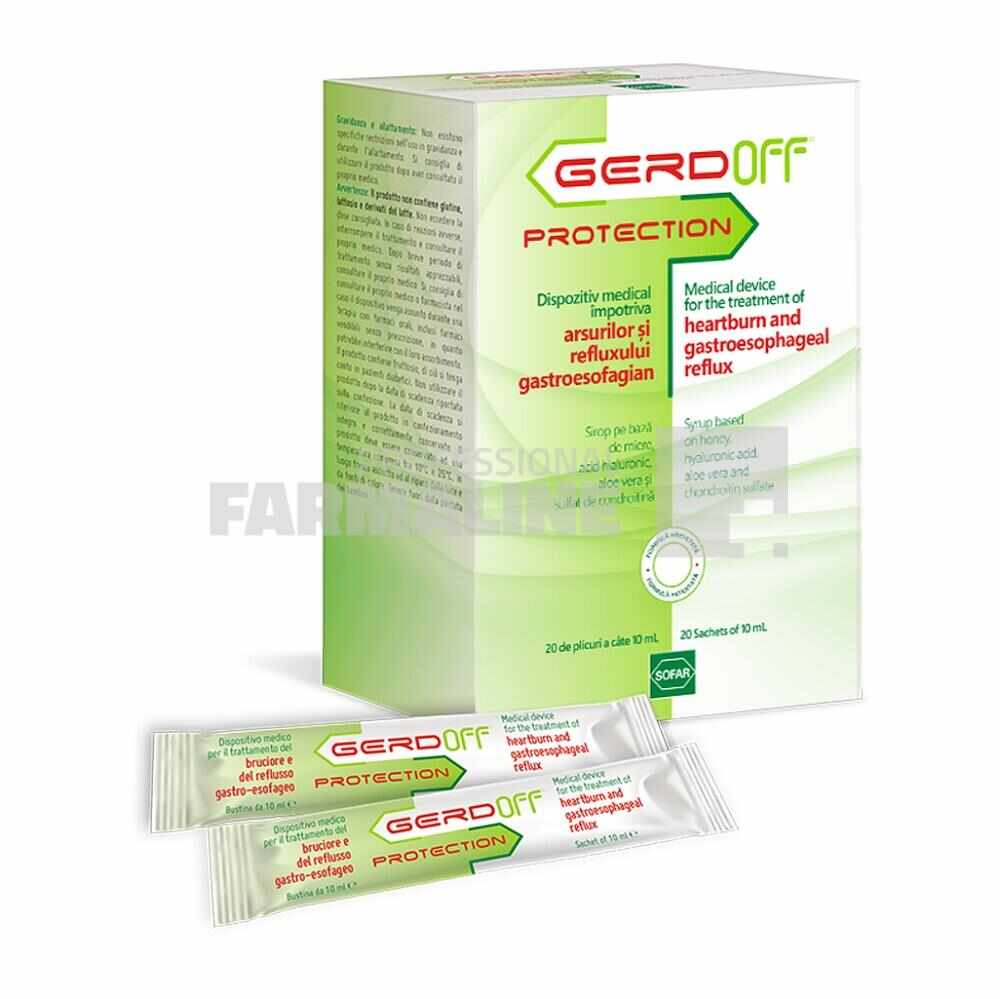 Gerdoff Protection Solutie orala 20 plicuri