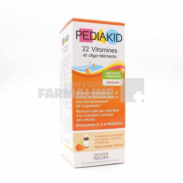 Pediakid Sirop cu 22 vitamine si oligoelemente 250 ml