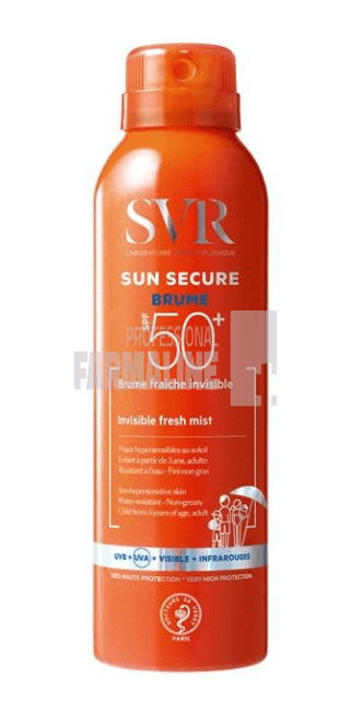 SVR Sun Secure Brume Spray Invizibil SPF50+ 200 ml