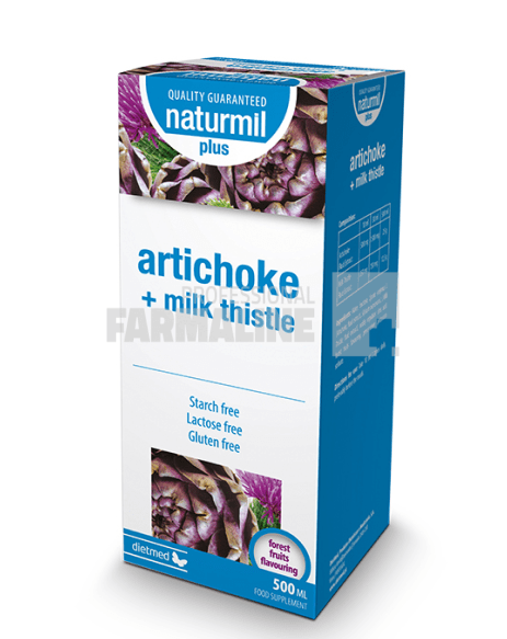 Artichoke + Milk Thistle Plus Solutie Orala 500 ml