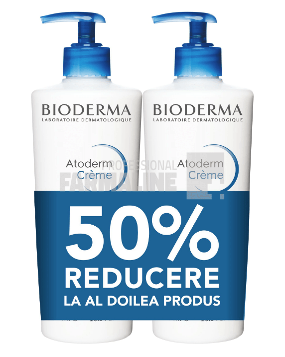 Bioderma Atoderm Crema parfumata 500 ml Oferta 1 + 1 - 50% Din al II - lea