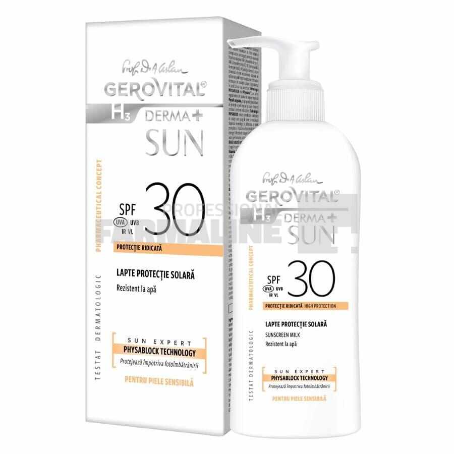Gerovital H3 Derma+ Sun Lapte protectie solara SPF30+ 150 ml