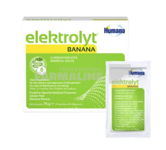 Humana Elektrolyt Banana 12 plicuri
