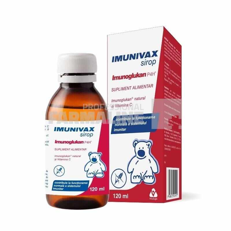Imunivax - Imunoglukan si vitamina C Sirop 120 ml
