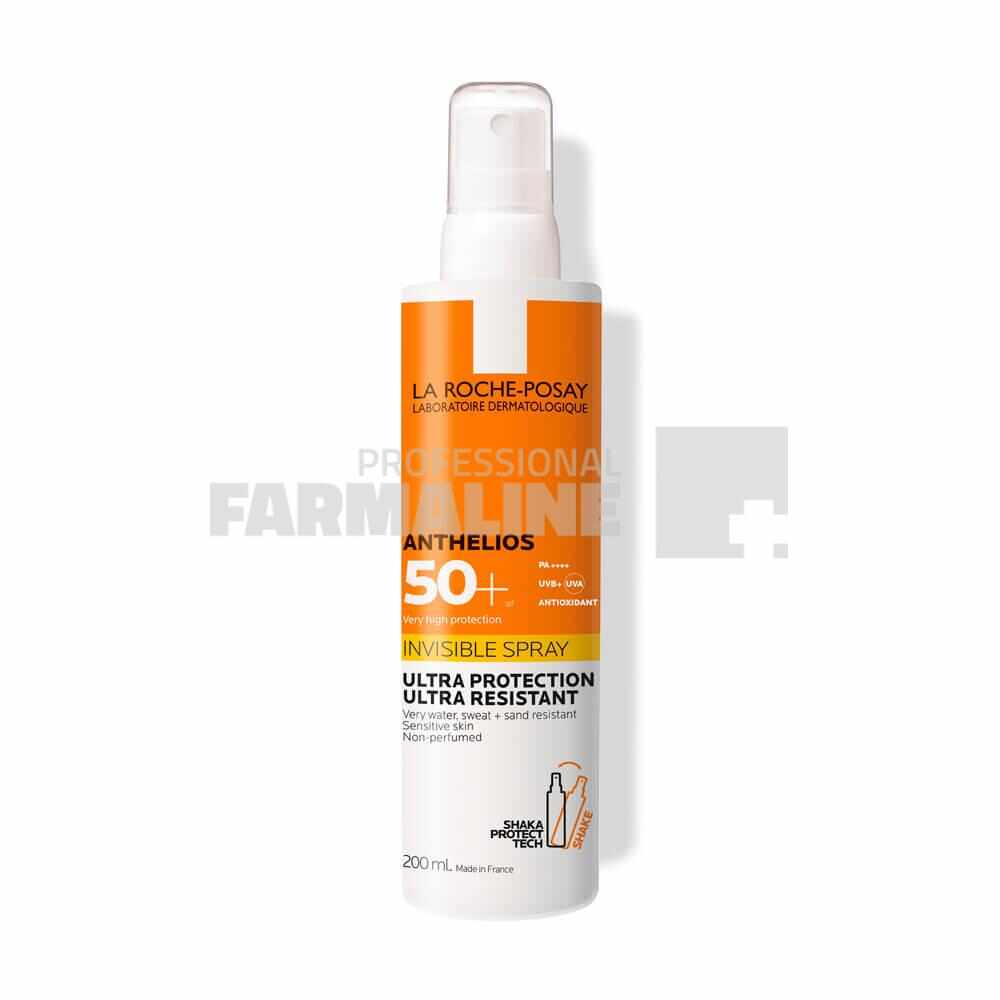 La Roche Posay Anthelios Spray invizibil fara parfum SPF50+ 200 ml