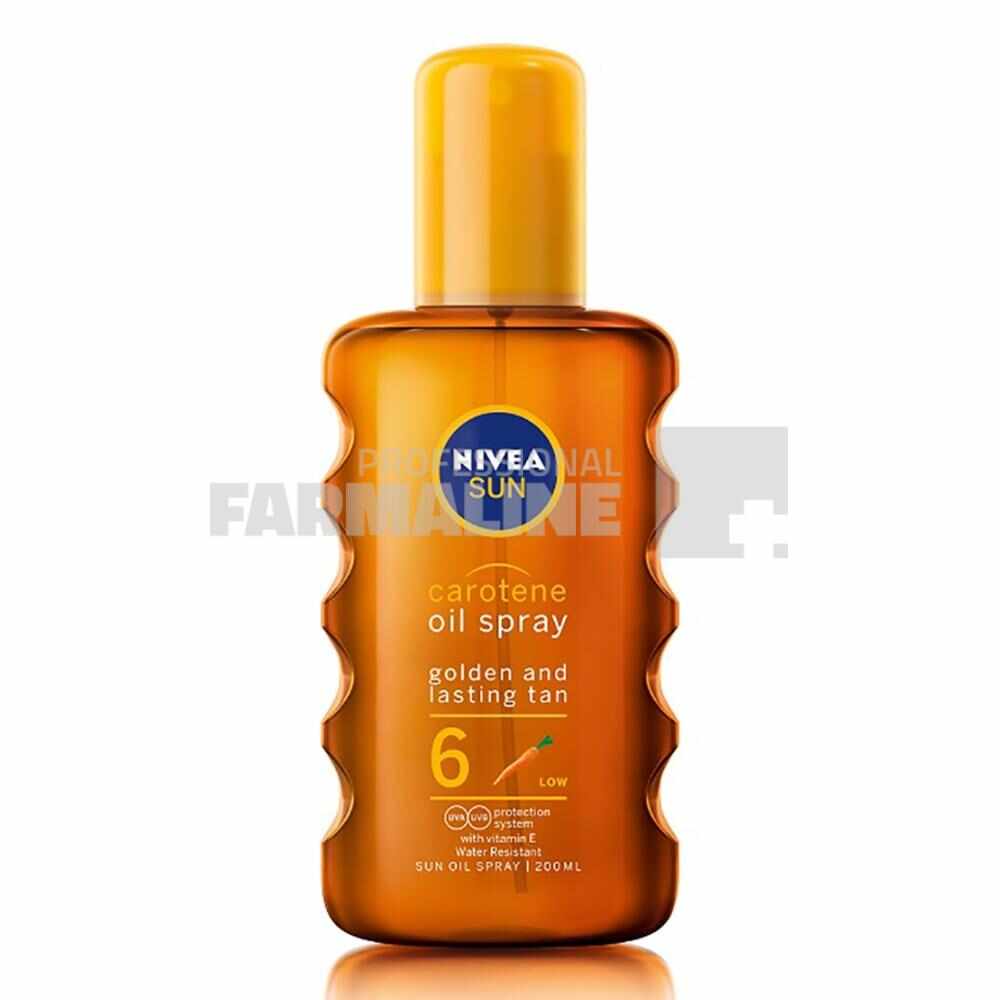 Nivea Sun 80403 Ulei spray plaja SPF6 200 ml