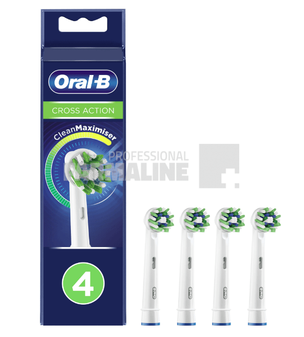 Oral B Rezerve cap periuta electrica Cross Action Clean Maximiser 4 bucati