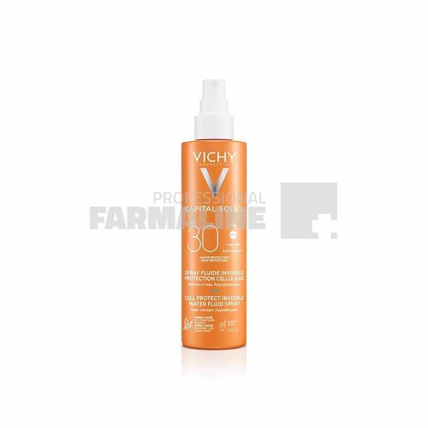 Vichy Capital Soleil Cell Protect Spray Fluid Invizibil SPF30+ 200 ml
