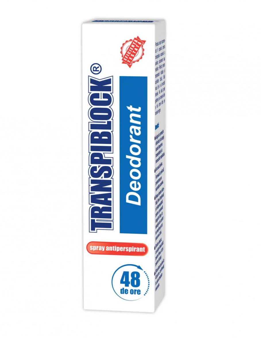 Deodorant spray, 150ml, Transpiblock