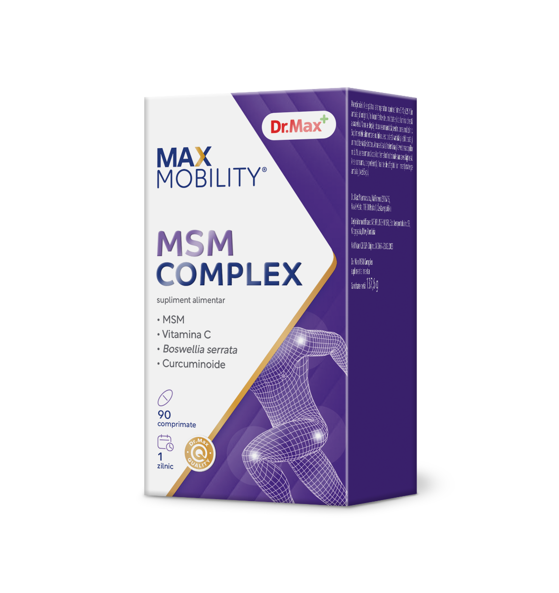 Dr.Max MSM Complex, 90 comprimate filmate