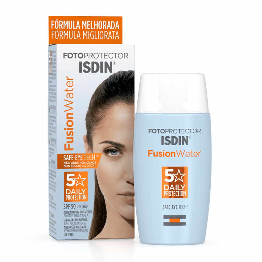 ISDIN Fotoprotector Fusion Water Lotiune Faciala de Protectie Solara SPF 50+ 50ml