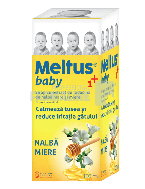 Meltus Baby 1+ sirop nalba si miere 100 ml