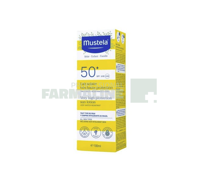Mustela Lotiune protectie solara SPF50+ 100 ml