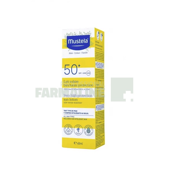Mustela Lotiune protectie solara SPF50+ 40 ml