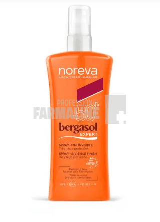 Noreva Bergasol Expert Spray Finish invizibil SPF50+ 125 ml