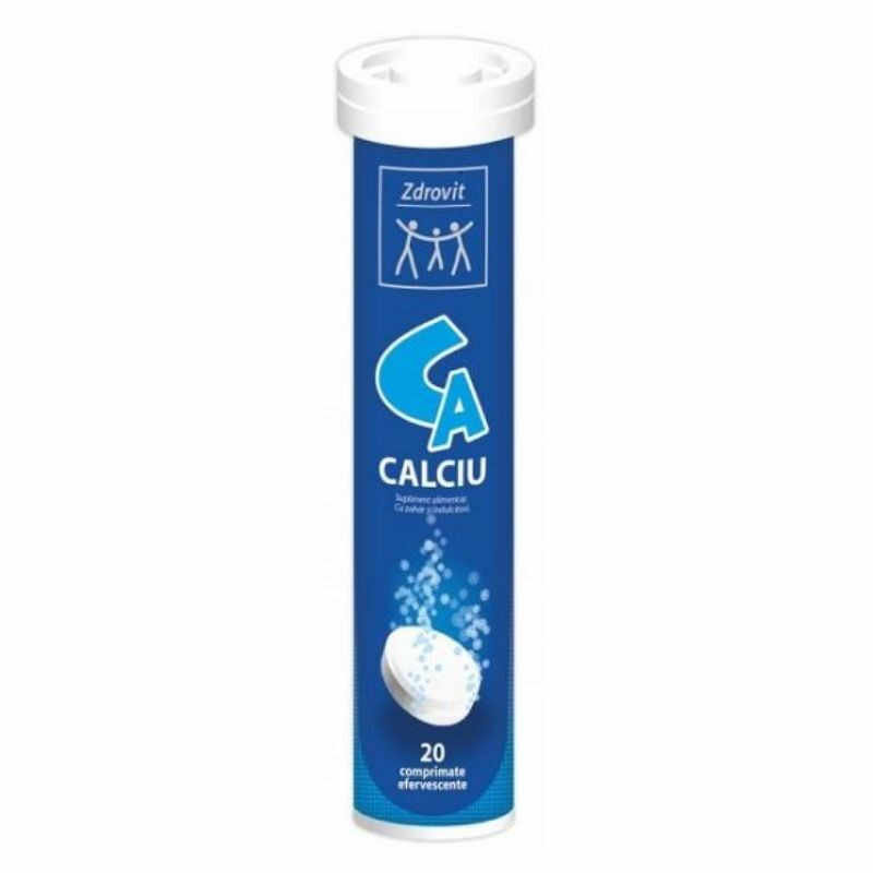 Calciu, 20 comprimate efervescente
