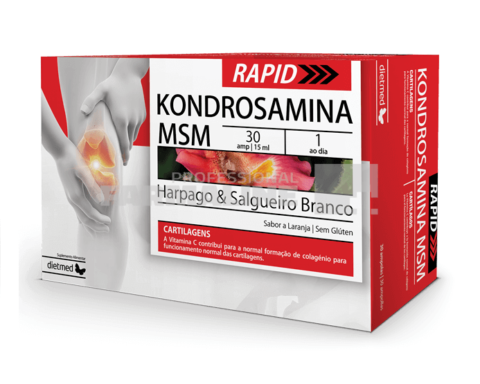 Kondrosamina MSM Rapid 30 fiole buvabile x 15 ml