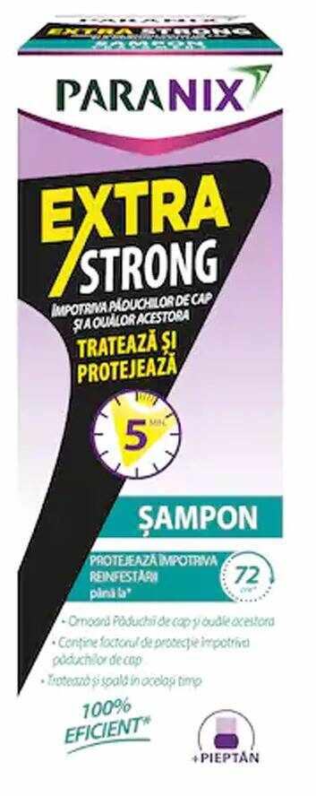 Sampon antipaduchi Extra Strong 200ml, Paranix - HIPOCRATE