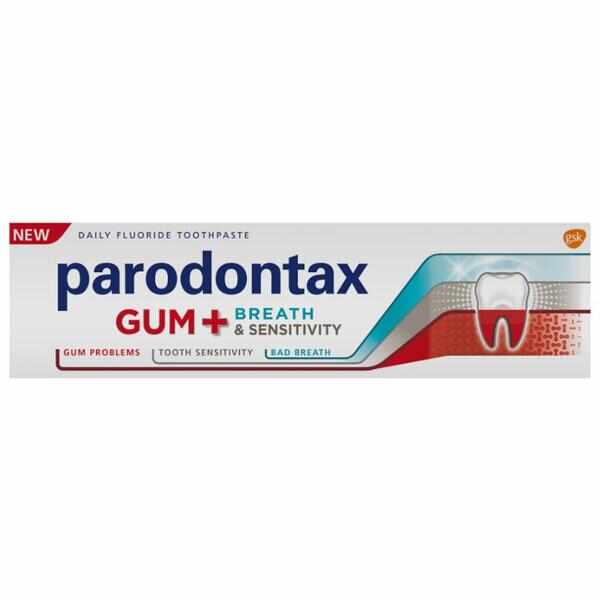 Pasta de Dinti Parodontax Gum Breath and Sensitivity, GSK, 75 ml