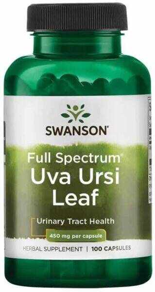 Uva Ursi Leaf (Strugurii Ursului), 450 mg, 100 capsule, Swanson