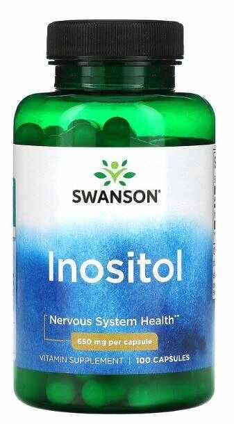 Inositol (Vitamina B8) 650mg, 100 capsule - Swanson