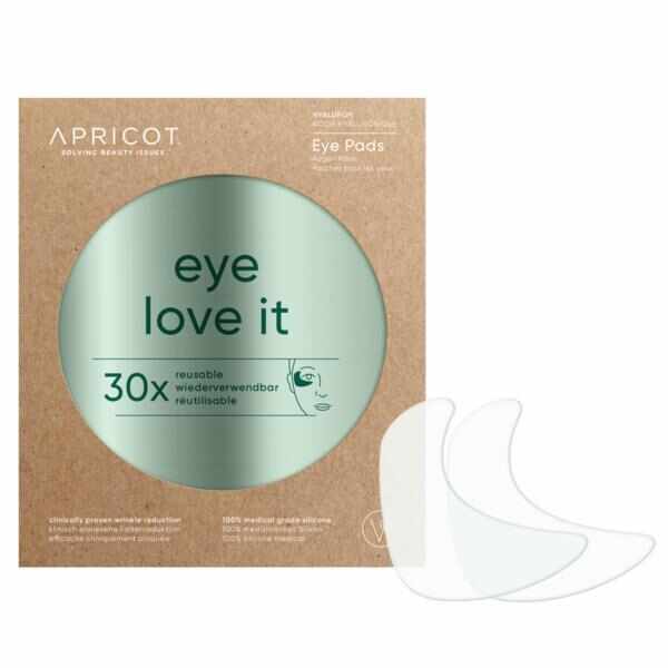Plasturi antirid Apricot cu acid hialuronic pentru zona ochilor, reutilizabili, 2 buc, 30 tratamente